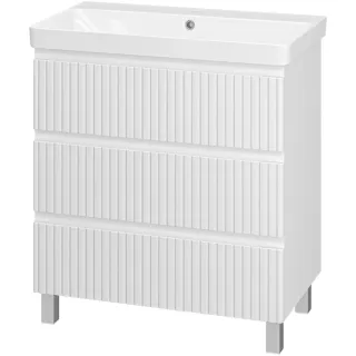 Напольная тумба под раковину Brevita Victory 75 VIC-07080-0103Я белый